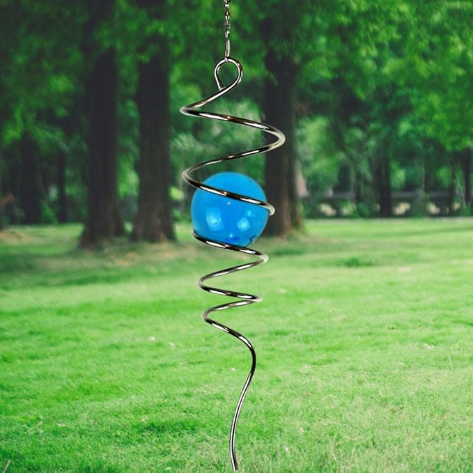 ljlifart 凝视球螺旋装饰风转轮 11 英寸(约 27.